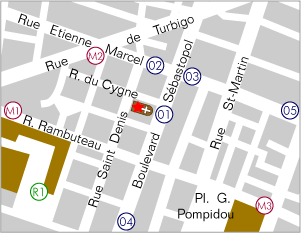 サン・ルー・サン・ジル教会地図